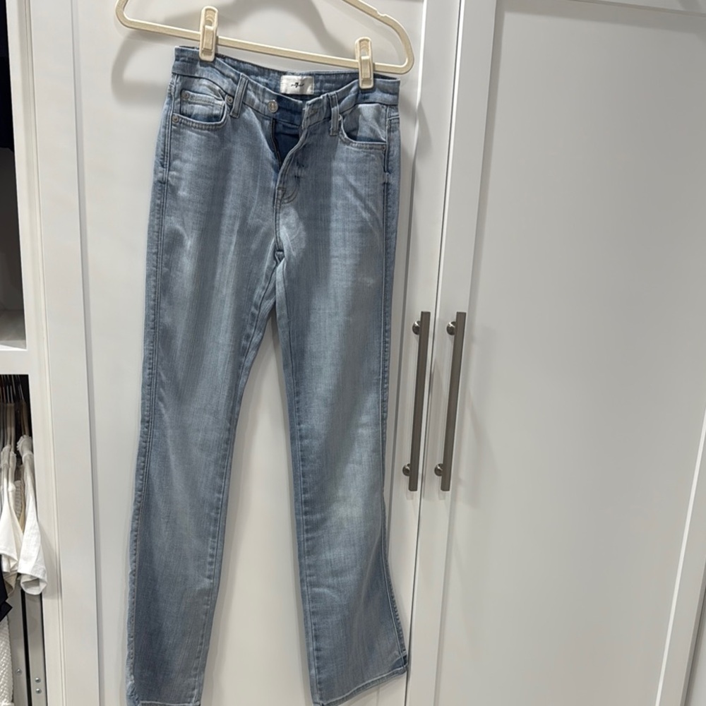 7 For All Mankind Light Blue Flare Jeans kimmie bootcut